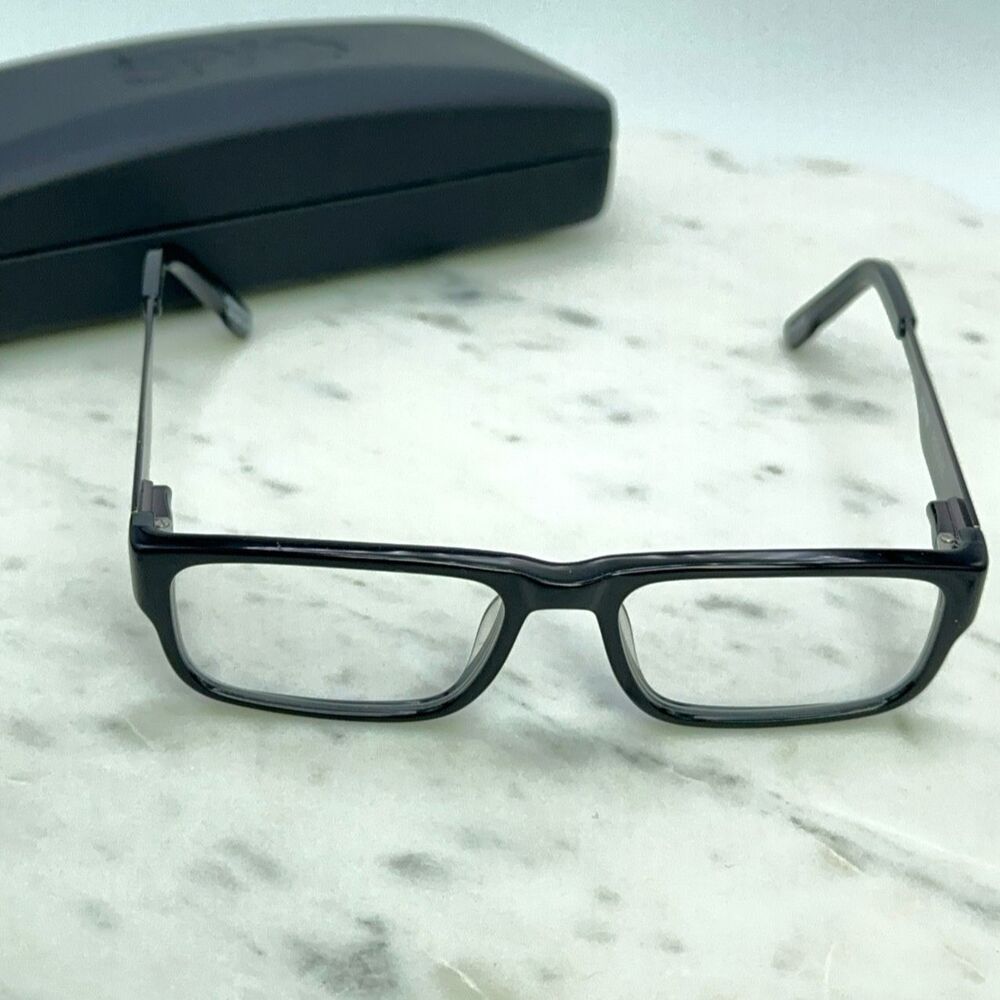 SPY+ OPTICS Reggie Black Gunmetal Full Rim Youth Eyeglasses Frame Only 47-15-135